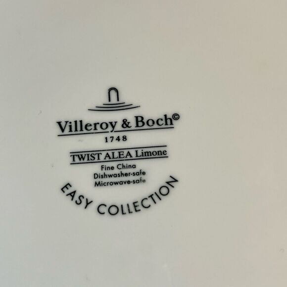 Villeroy & Boch twist alea Limone round covered vegetable dish nwot - Picture 10 of 13